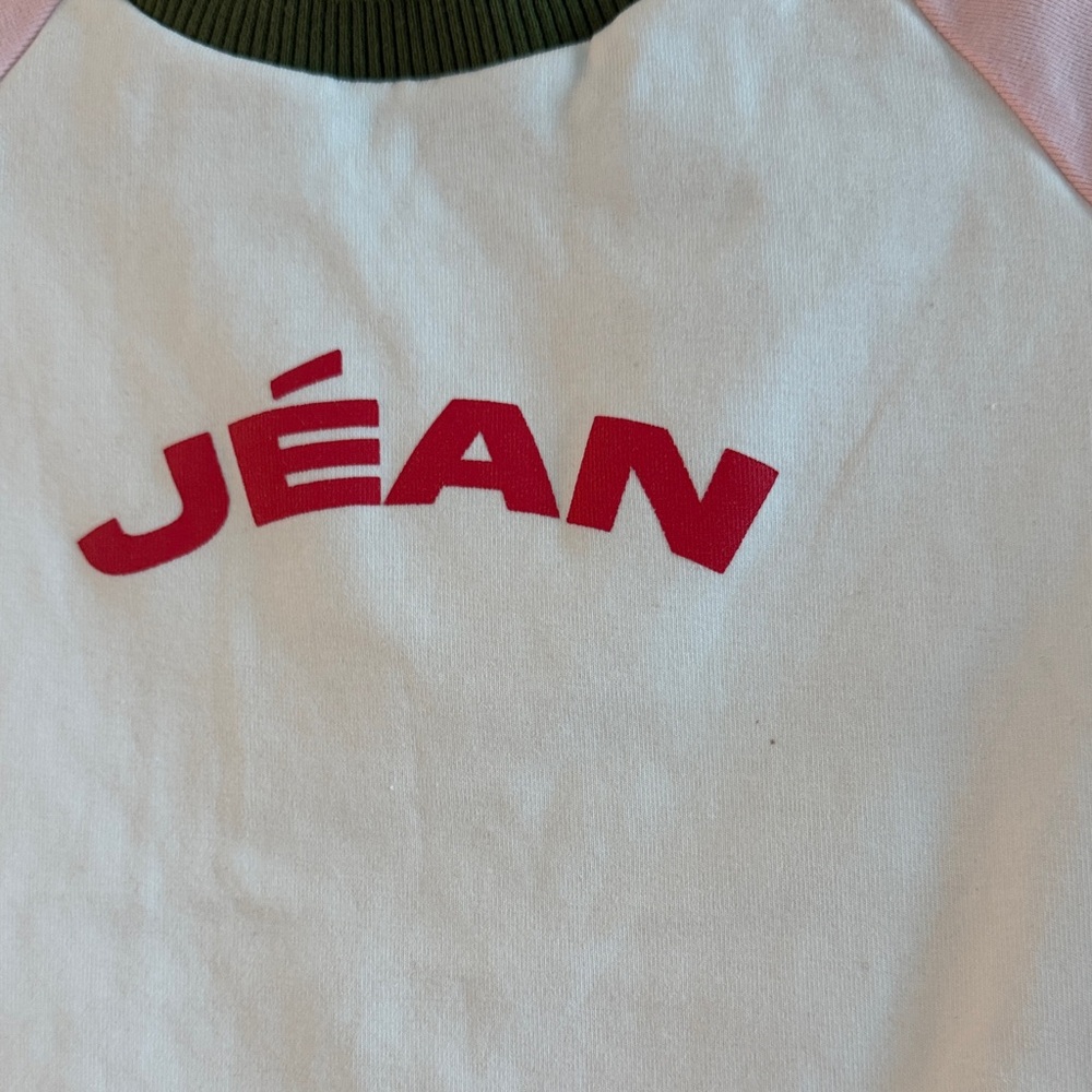 With Jéan Pink and White Raglan T-Shirt - Picture 2 of 2